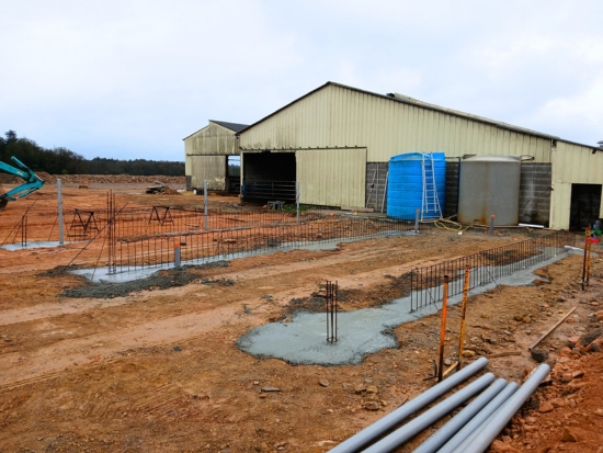 Agrandissement et rénovation de bâtiments agricoles existants