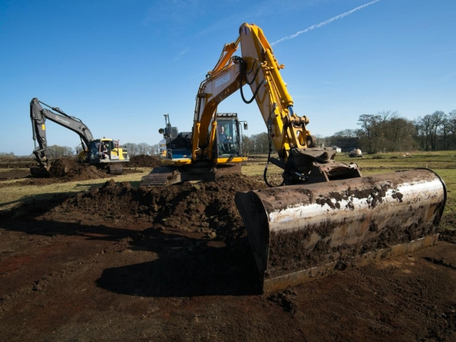Terrassement pour construction de maison ou extension