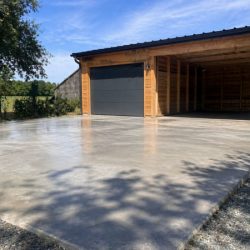 Dalle béton pour garage et carport